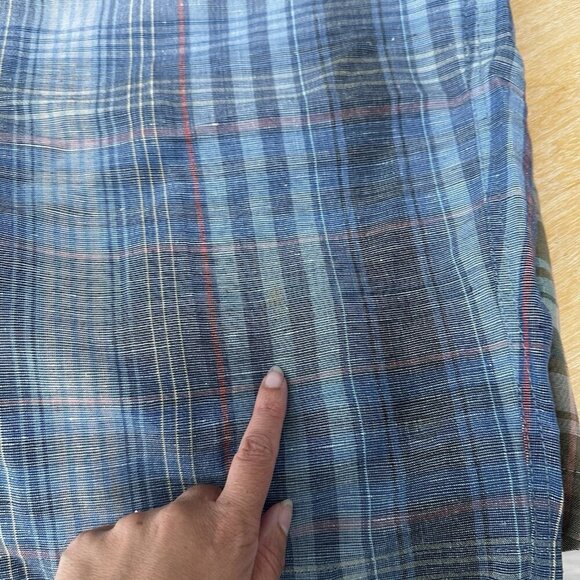 Tommy Bahama Men's Linen Shorts Size 42 Multicolor Plaid 10’’ Inseam Bermuda x 2 - Picture 10 of 11